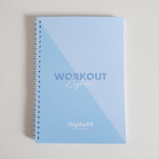 Workout Logbook Blue